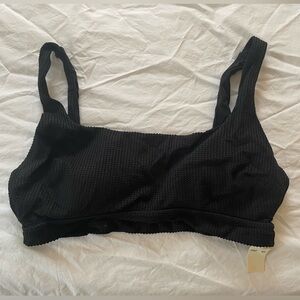 Aerie Black Bikini Top